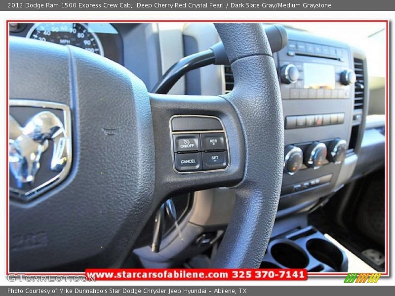Deep Cherry Red Crystal Pearl / Dark Slate Gray/Medium Graystone 2012 Dodge Ram 1500 Express Crew Cab