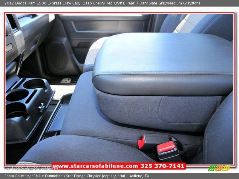 Deep Cherry Red Crystal Pearl / Dark Slate Gray/Medium Graystone 2012 Dodge Ram 1500 Express Crew Cab