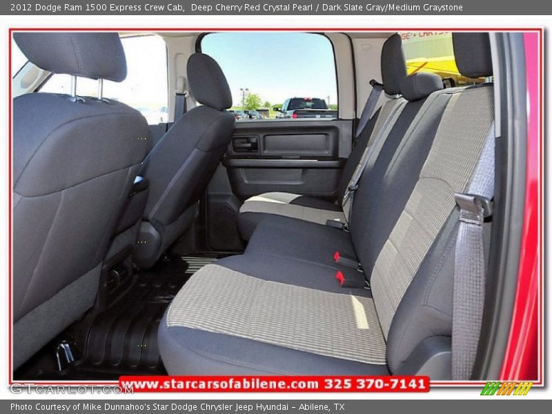 Deep Cherry Red Crystal Pearl / Dark Slate Gray/Medium Graystone 2012 Dodge Ram 1500 Express Crew Cab