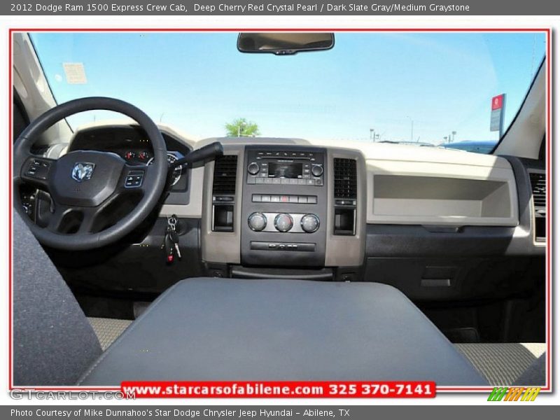 Deep Cherry Red Crystal Pearl / Dark Slate Gray/Medium Graystone 2012 Dodge Ram 1500 Express Crew Cab