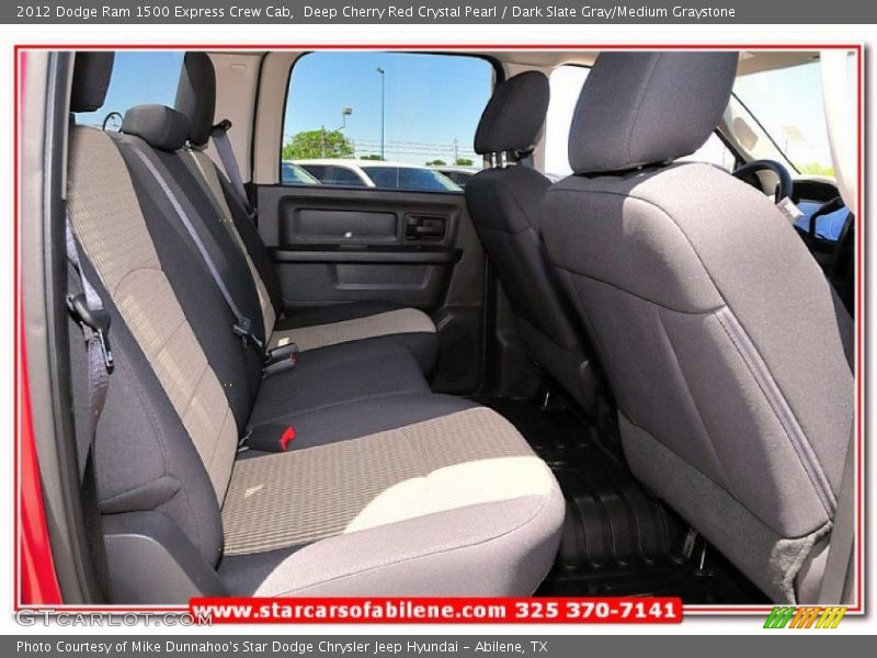 Deep Cherry Red Crystal Pearl / Dark Slate Gray/Medium Graystone 2012 Dodge Ram 1500 Express Crew Cab