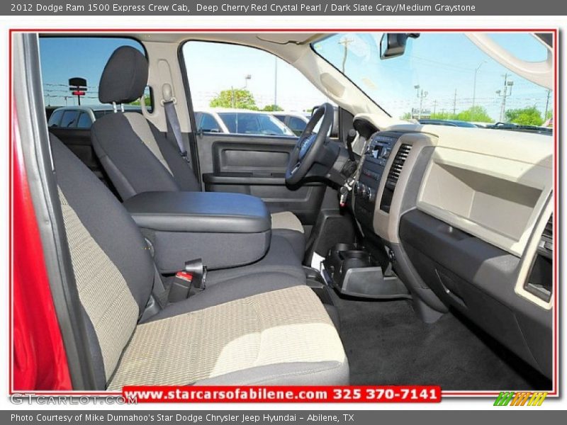 Deep Cherry Red Crystal Pearl / Dark Slate Gray/Medium Graystone 2012 Dodge Ram 1500 Express Crew Cab