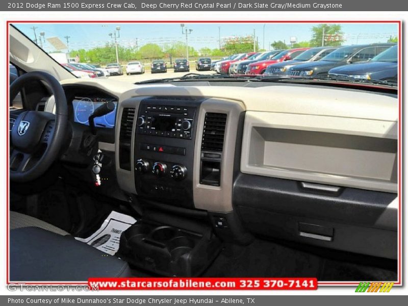 Deep Cherry Red Crystal Pearl / Dark Slate Gray/Medium Graystone 2012 Dodge Ram 1500 Express Crew Cab