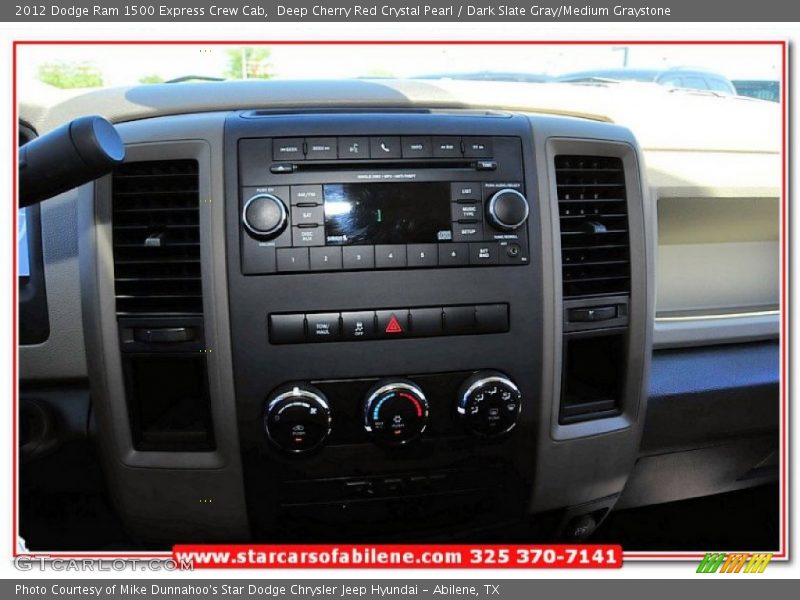 Deep Cherry Red Crystal Pearl / Dark Slate Gray/Medium Graystone 2012 Dodge Ram 1500 Express Crew Cab