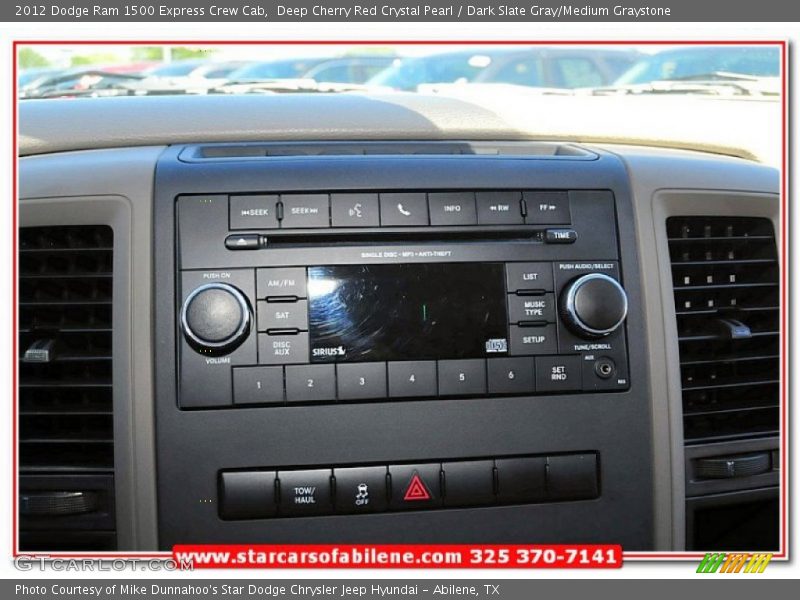 Deep Cherry Red Crystal Pearl / Dark Slate Gray/Medium Graystone 2012 Dodge Ram 1500 Express Crew Cab