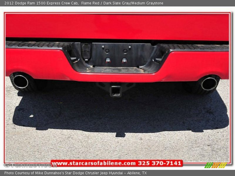 Flame Red / Dark Slate Gray/Medium Graystone 2012 Dodge Ram 1500 Express Crew Cab