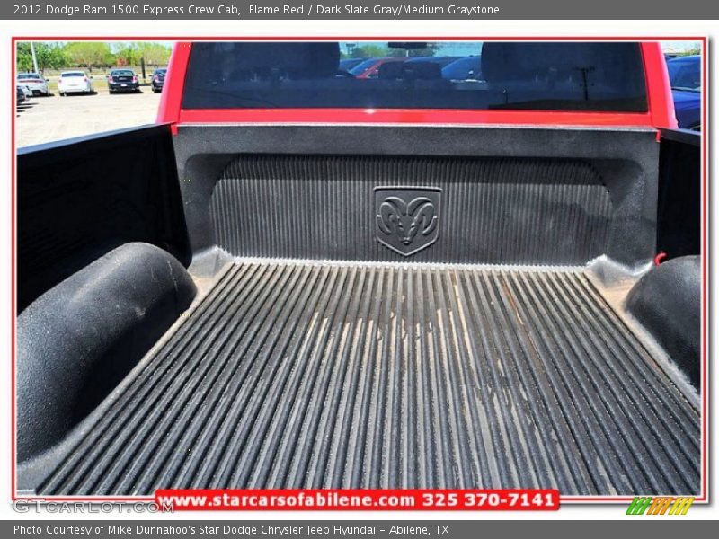 Flame Red / Dark Slate Gray/Medium Graystone 2012 Dodge Ram 1500 Express Crew Cab
