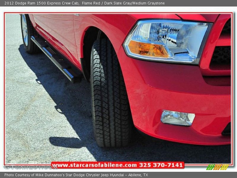 Flame Red / Dark Slate Gray/Medium Graystone 2012 Dodge Ram 1500 Express Crew Cab