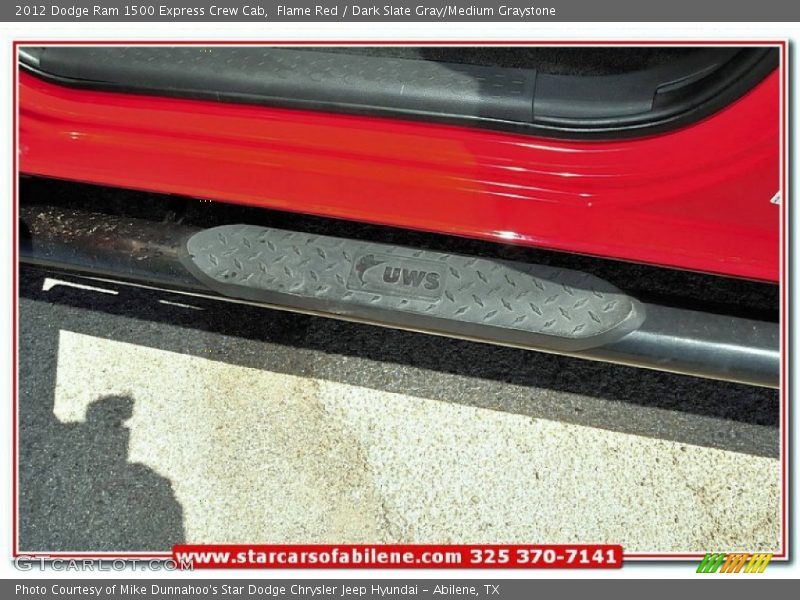 Flame Red / Dark Slate Gray/Medium Graystone 2012 Dodge Ram 1500 Express Crew Cab