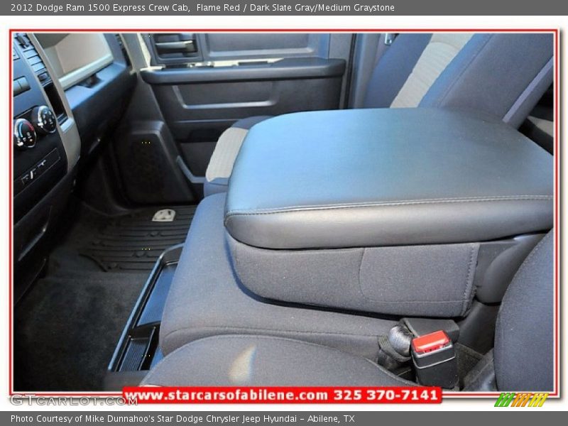 Flame Red / Dark Slate Gray/Medium Graystone 2012 Dodge Ram 1500 Express Crew Cab