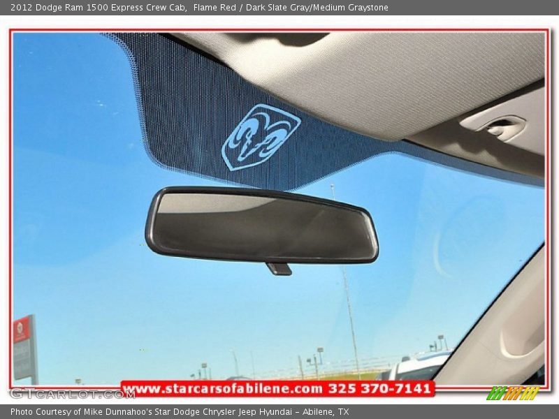 Flame Red / Dark Slate Gray/Medium Graystone 2012 Dodge Ram 1500 Express Crew Cab