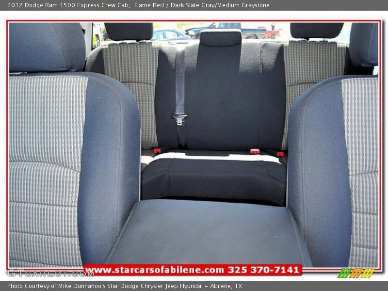 Flame Red / Dark Slate Gray/Medium Graystone 2012 Dodge Ram 1500 Express Crew Cab