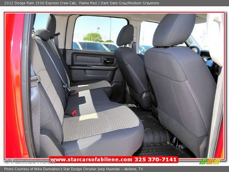 Flame Red / Dark Slate Gray/Medium Graystone 2012 Dodge Ram 1500 Express Crew Cab