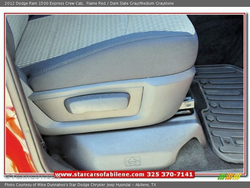 Flame Red / Dark Slate Gray/Medium Graystone 2012 Dodge Ram 1500 Express Crew Cab