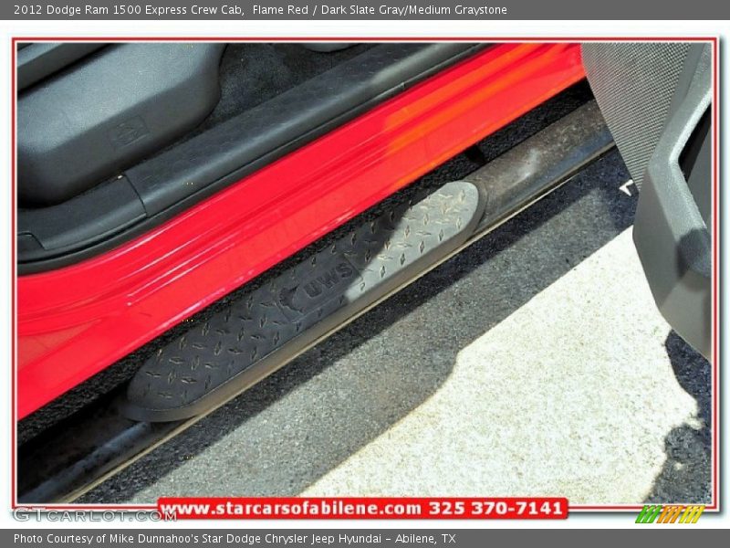 Flame Red / Dark Slate Gray/Medium Graystone 2012 Dodge Ram 1500 Express Crew Cab