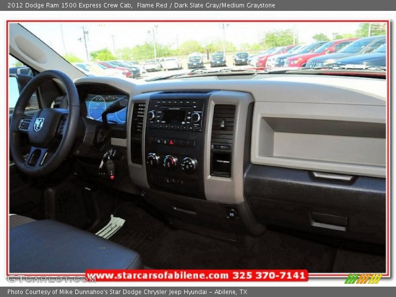 Flame Red / Dark Slate Gray/Medium Graystone 2012 Dodge Ram 1500 Express Crew Cab