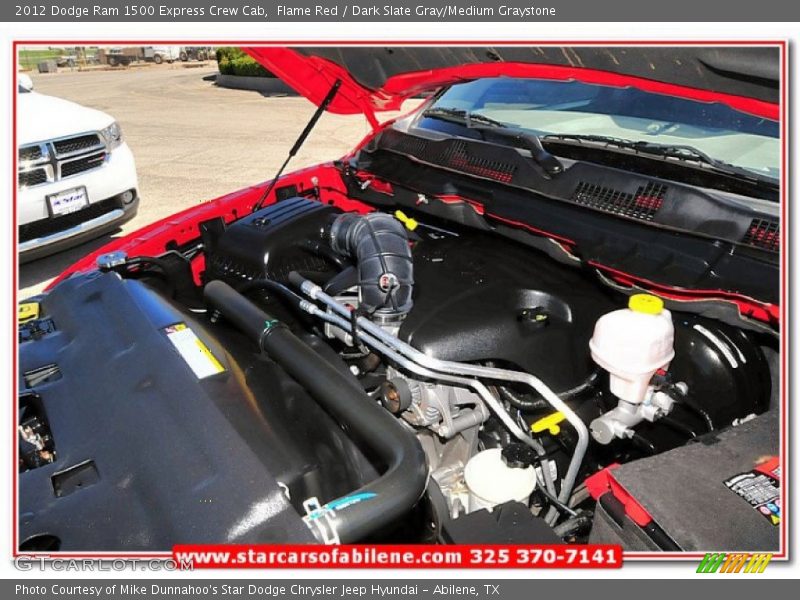 Flame Red / Dark Slate Gray/Medium Graystone 2012 Dodge Ram 1500 Express Crew Cab