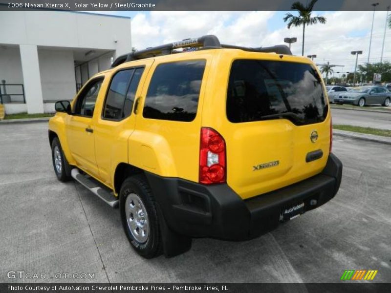 Solar Yellow / Steel/Graphite 2006 Nissan Xterra X