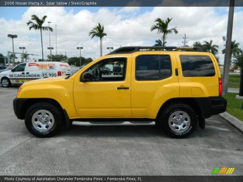Solar Yellow / Steel/Graphite 2006 Nissan Xterra X