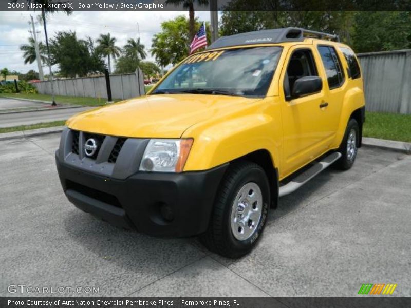 Solar Yellow / Steel/Graphite 2006 Nissan Xterra X