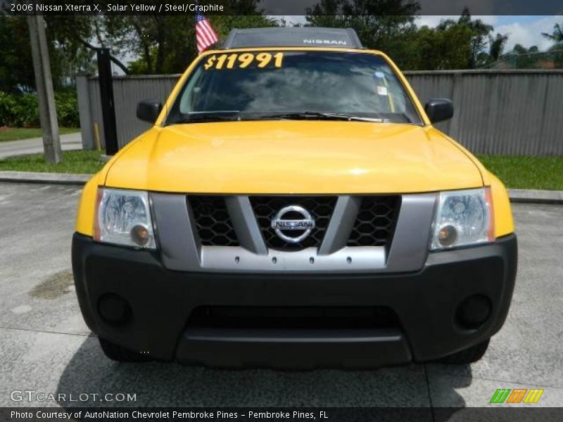 Solar Yellow / Steel/Graphite 2006 Nissan Xterra X