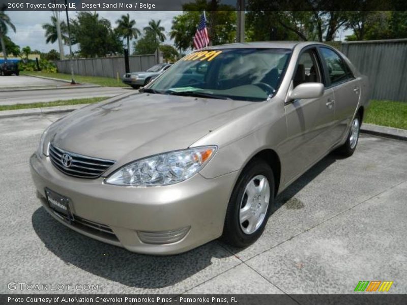 Desert Sand Mica / Beige 2006 Toyota Camry LE