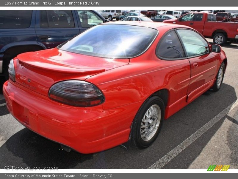 Bright Red / Gray 1997 Pontiac Grand Prix GT Coupe
