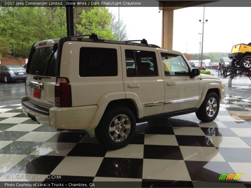 Stone White / Dark Khaki/Light Graystone 2007 Jeep Commander Limited