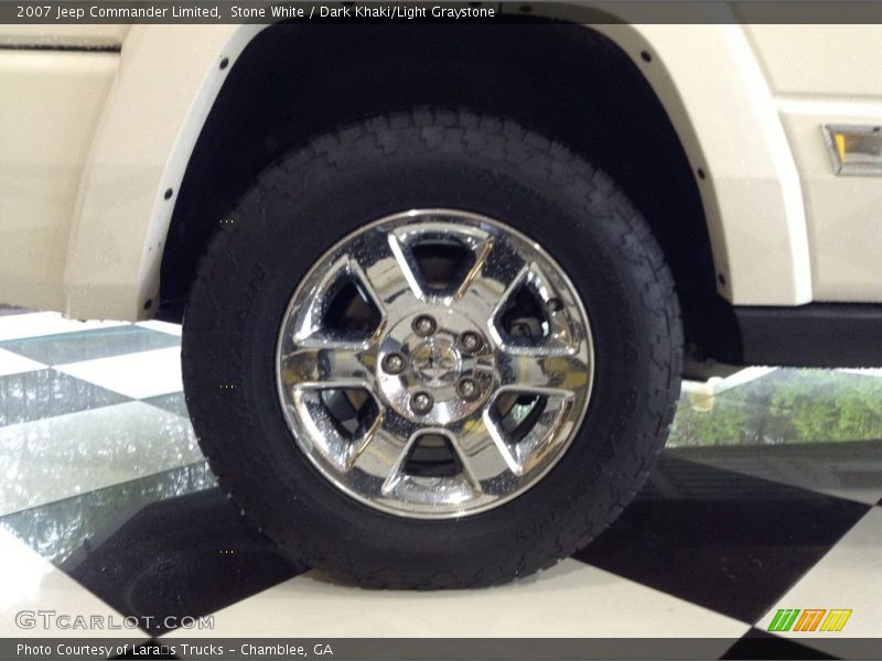 Stone White / Dark Khaki/Light Graystone 2007 Jeep Commander Limited