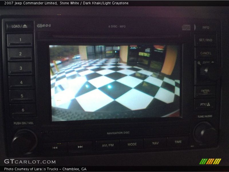 Stone White / Dark Khaki/Light Graystone 2007 Jeep Commander Limited