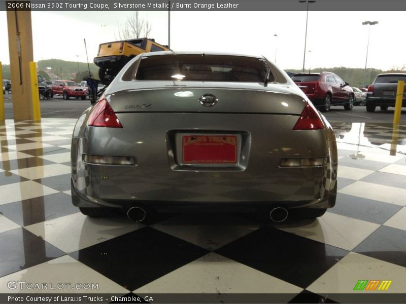 Silverstone Metallic / Burnt Orange Leather 2006 Nissan 350Z Touring Coupe