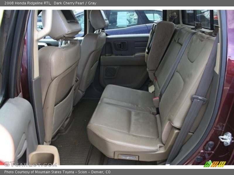 Dark Cherry Pearl / Gray 2008 Honda Ridgeline RTL