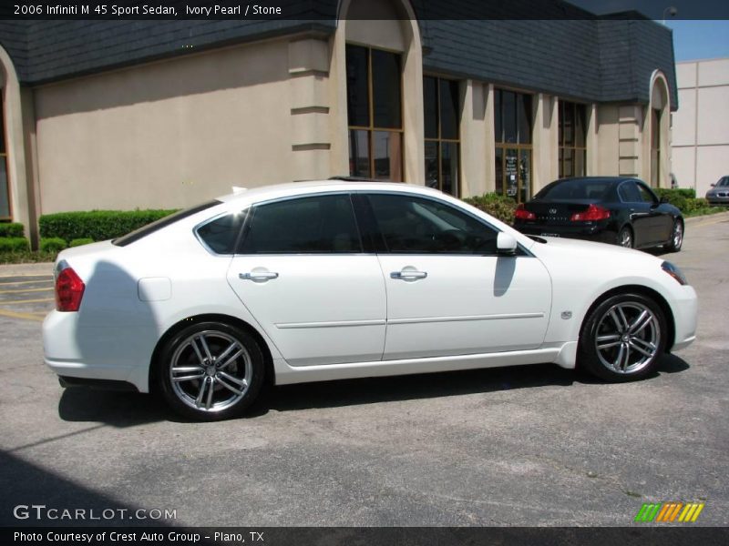 Ivory Pearl / Stone 2006 Infiniti M 45 Sport Sedan