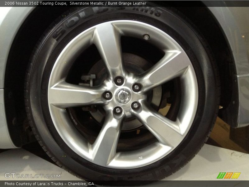 Silverstone Metallic / Burnt Orange Leather 2006 Nissan 350Z Touring Coupe