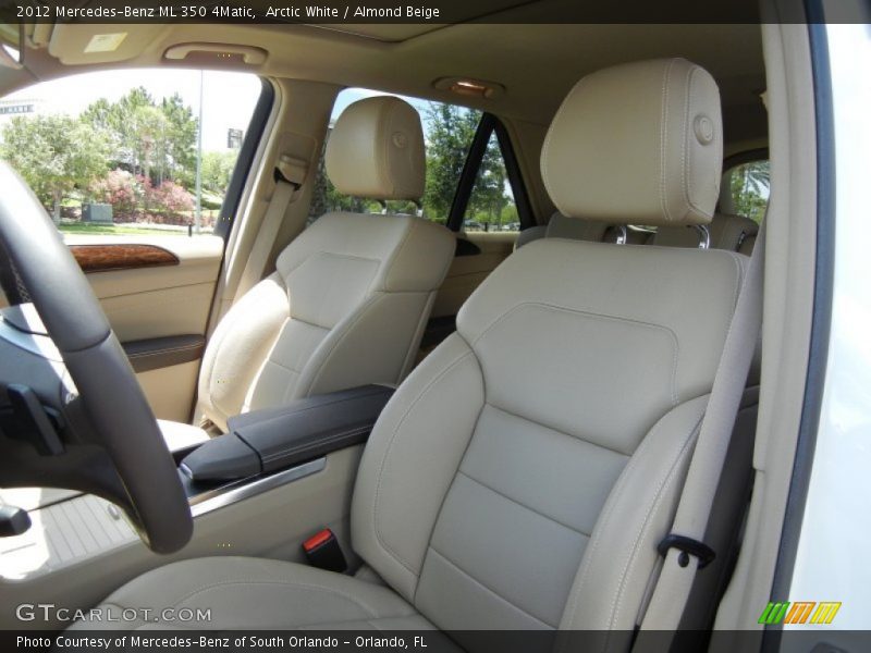 Arctic White / Almond Beige 2012 Mercedes-Benz ML 350 4Matic