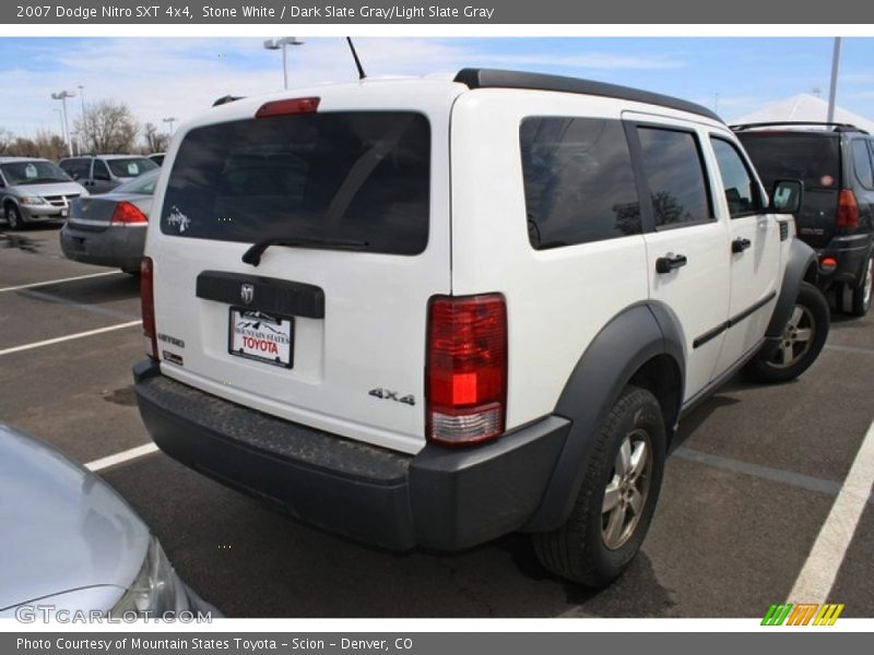 Stone White / Dark Slate Gray/Light Slate Gray 2007 Dodge Nitro SXT 4x4