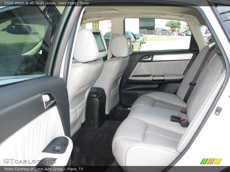 Ivory Pearl / Stone 2006 Infiniti M 45 Sport Sedan