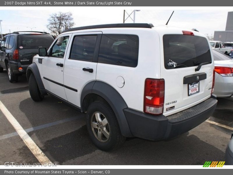 Stone White / Dark Slate Gray/Light Slate Gray 2007 Dodge Nitro SXT 4x4