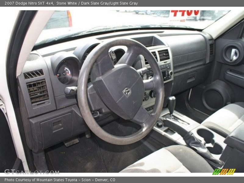 Stone White / Dark Slate Gray/Light Slate Gray 2007 Dodge Nitro SXT 4x4