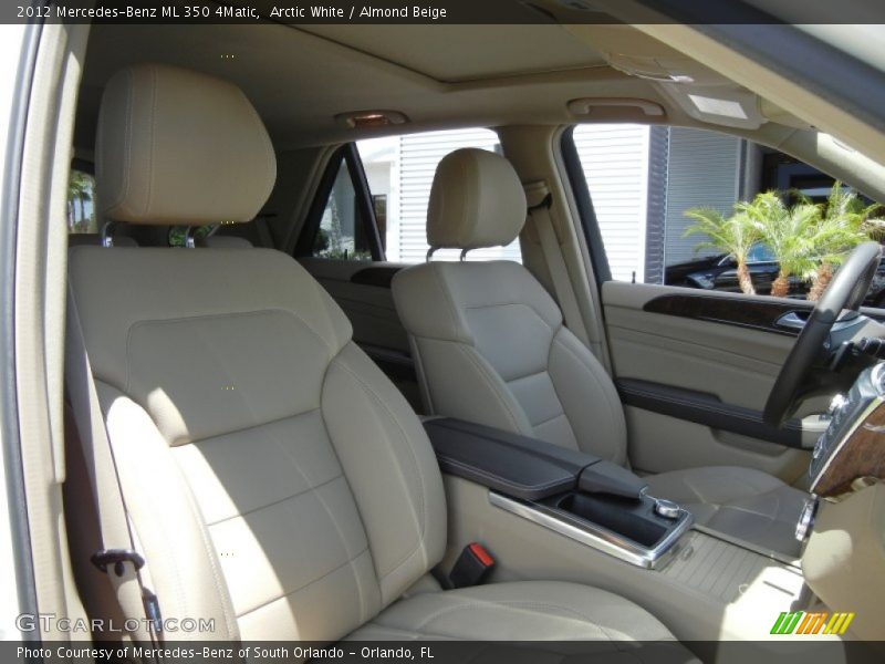 Arctic White / Almond Beige 2012 Mercedes-Benz ML 350 4Matic