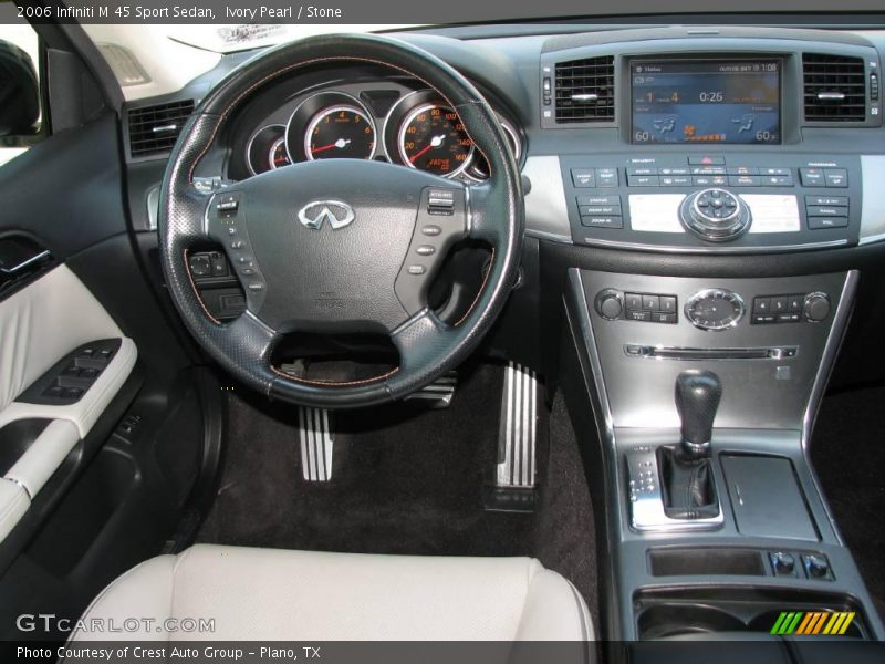 Ivory Pearl / Stone 2006 Infiniti M 45 Sport Sedan