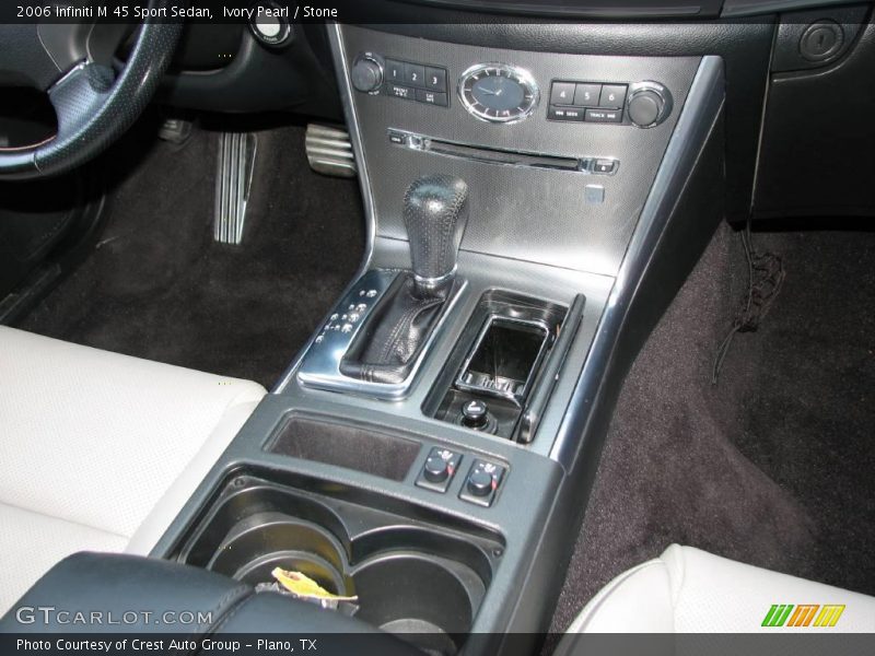 Ivory Pearl / Stone 2006 Infiniti M 45 Sport Sedan
