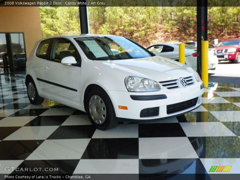 Candy White / Art Grey 2008 Volkswagen Rabbit 2 Door