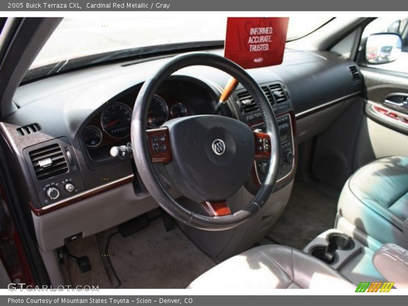 Cardinal Red Metallic / Gray 2005 Buick Terraza CXL