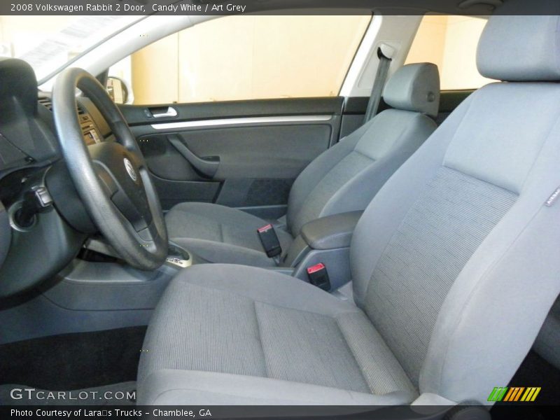 Candy White / Art Grey 2008 Volkswagen Rabbit 2 Door