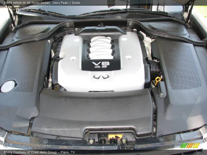Ivory Pearl / Stone 2006 Infiniti M 45 Sport Sedan