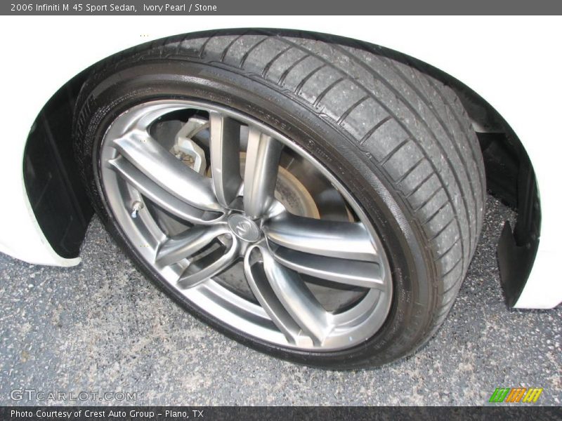 Ivory Pearl / Stone 2006 Infiniti M 45 Sport Sedan