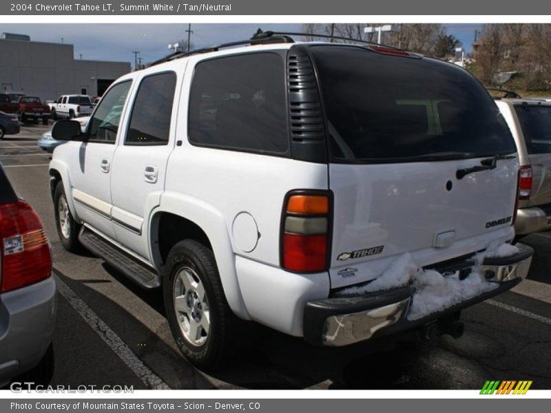 Summit White / Tan/Neutral 2004 Chevrolet Tahoe LT