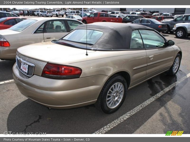Light Almond Pearl Metallic / Sandstone 2004 Chrysler Sebring Touring Convertible