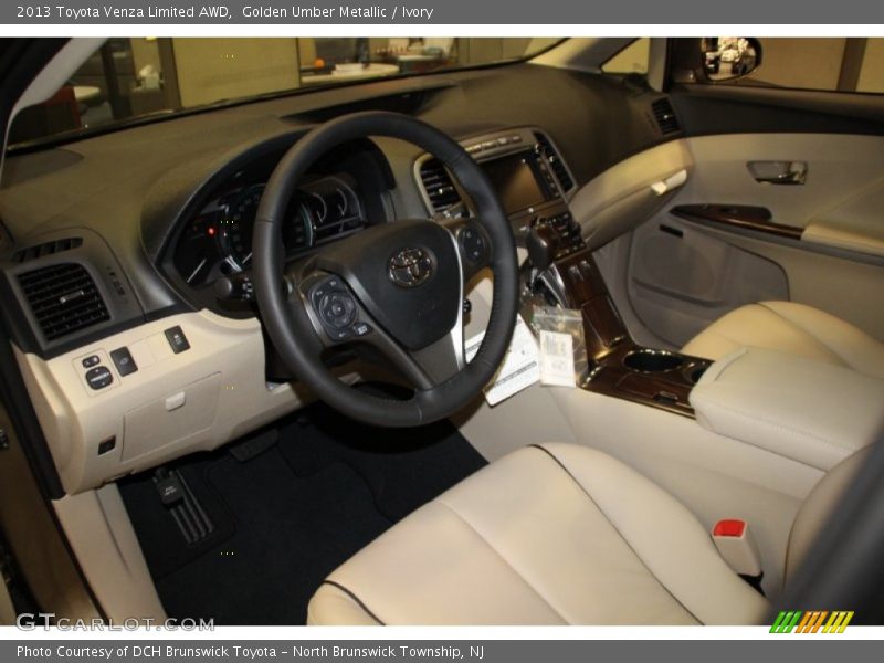 Golden Umber Metallic / Ivory 2013 Toyota Venza Limited AWD